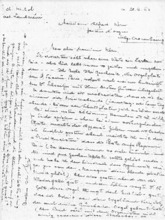 Brief von Charles Michel an Alfred Kern