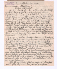 Brief von Georg Albert Walter an Albert Schweitzer