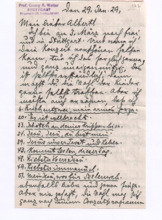 Brief von Georg Albert Walter an Albert Schweitzer