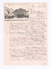 Brief v. Jan R Novotny an Albert Schweitzer