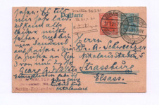 Postkarte von Georg Albert Walter an Albert Schweitzer