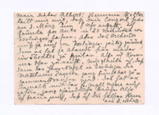 Postkarte von Georg Albert Walter an Albert Schweitzer