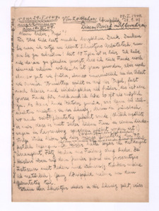 Brief von Lotte Gerhold und Albert Schweitzer an Georg Albert Walter