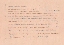 Brief von Albert Schweitzer an Emma Haas