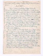 Brief von Lisa Walter an Albert Schweitzer