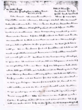 Brief von Albert Schweitzer an Walter Legge