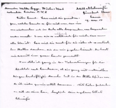 Brief von Albert Schweitzer an Walter Legge