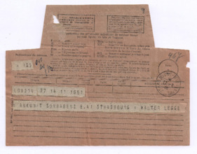 Brief von Walter Legge an Albert Schweitzer