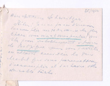 Brief von Antoine Ysaÿe an Albert Schweitzer