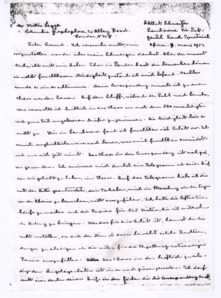 Brief von Albert Schweitzer an Walter Legge
