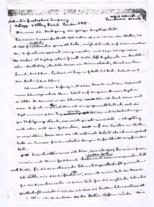Brief von Albert Schweitzer an Walter Legge