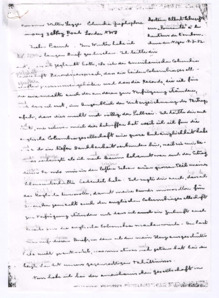 Brief von Albert Schweitzer an Walter Legge
