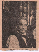 Briefanhang aus der Korrespondenz zwischen Albert Schweitzer und Madeleine Will