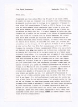 Brief von Albert Schweitzer an Wanda Landowska