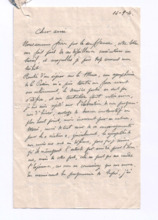 Brief von Paul de Maleingreau an Albert Schweitzer