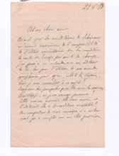 Brief von Paul de Maleingreau an Albert Schweitzer