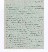 Postkarte von Paul de Maleingreau an Albert Schweitzer