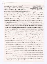 Brief von Albert Schweitzer an Karl Straube