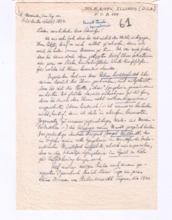 Brief von Ernst Toch an Albert Schweitzer
