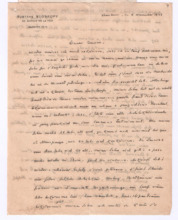 Brief von Gustave Stoskopf an Albert Schweitzer