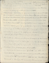 Durchschlag eines Briefes von Albert Schweitzer an das Transport-/ Reiseunternehmen Chargeurs Réunis