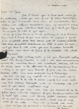Eigenh. Brief mit Unterschrift