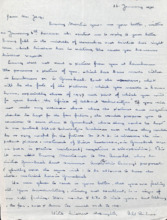 Eigenh. Brief mit Unterschrift