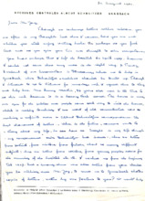 Eigenh. Brief mit Unterschrift