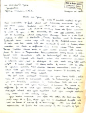 Eigenh. Brief mit Unterschrift