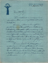 Eigenh. Brief mit Unterschrift
