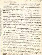 Eigenh. Brief mit Unterschrift