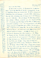 Eigenh. Brief mit Unterschrift