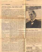 Zeitungsartikel