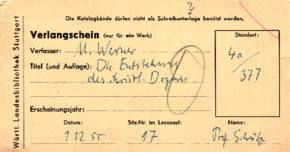 Verlagschein