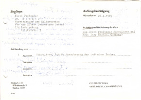 Manuskript / Notizen