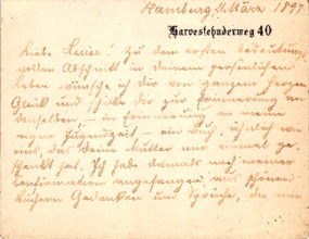 Abschrift eines Briefes