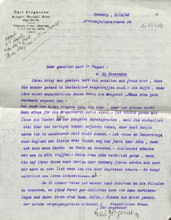 Brief (Typo) mit Unterschrift