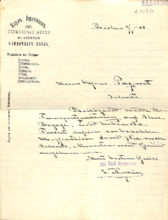 Eigenh. Brief mit Unterschrift