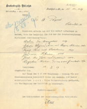 Eigenh. Brief mit Unterschrift
