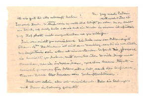 Brief von Albert Schweitzer an Emmy Martin