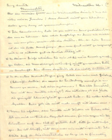 Brief von Albert Schweitzer an Emmy Martin