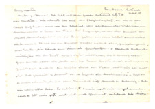 Brief von Albert Schweitzer an Emmy Martin
