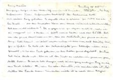 Brief von Albert Schweitzer an Emmy Martin