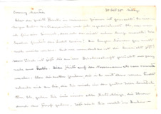 Brief von Albert Schweitzer an Emmy Martin