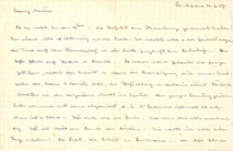 Brief von Albert Schweitzer an Emmy Martin