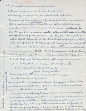 Brief von Albert Schweitzer an Emmy Martin