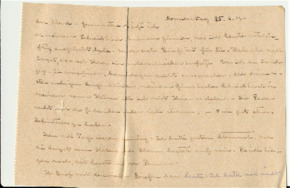Brief v. Dr. A. Schweitzer an Emmy Martin
