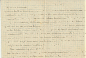 Brief v. Dr. A. Schweitzer an Emmy Martin