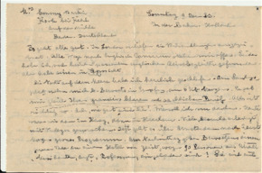 Brief v. Dr. A. Schweitzer an Emmy Martin