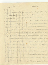 Brief  v. Dr. A. Schweitzer an Emmy Martin